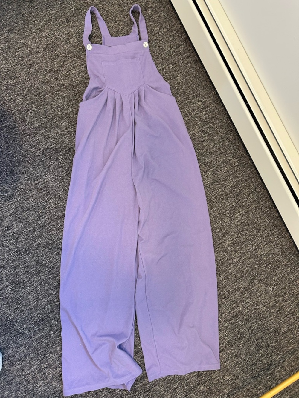 HALARA Lavender Wide-Leg Dungaree Jumpsuit